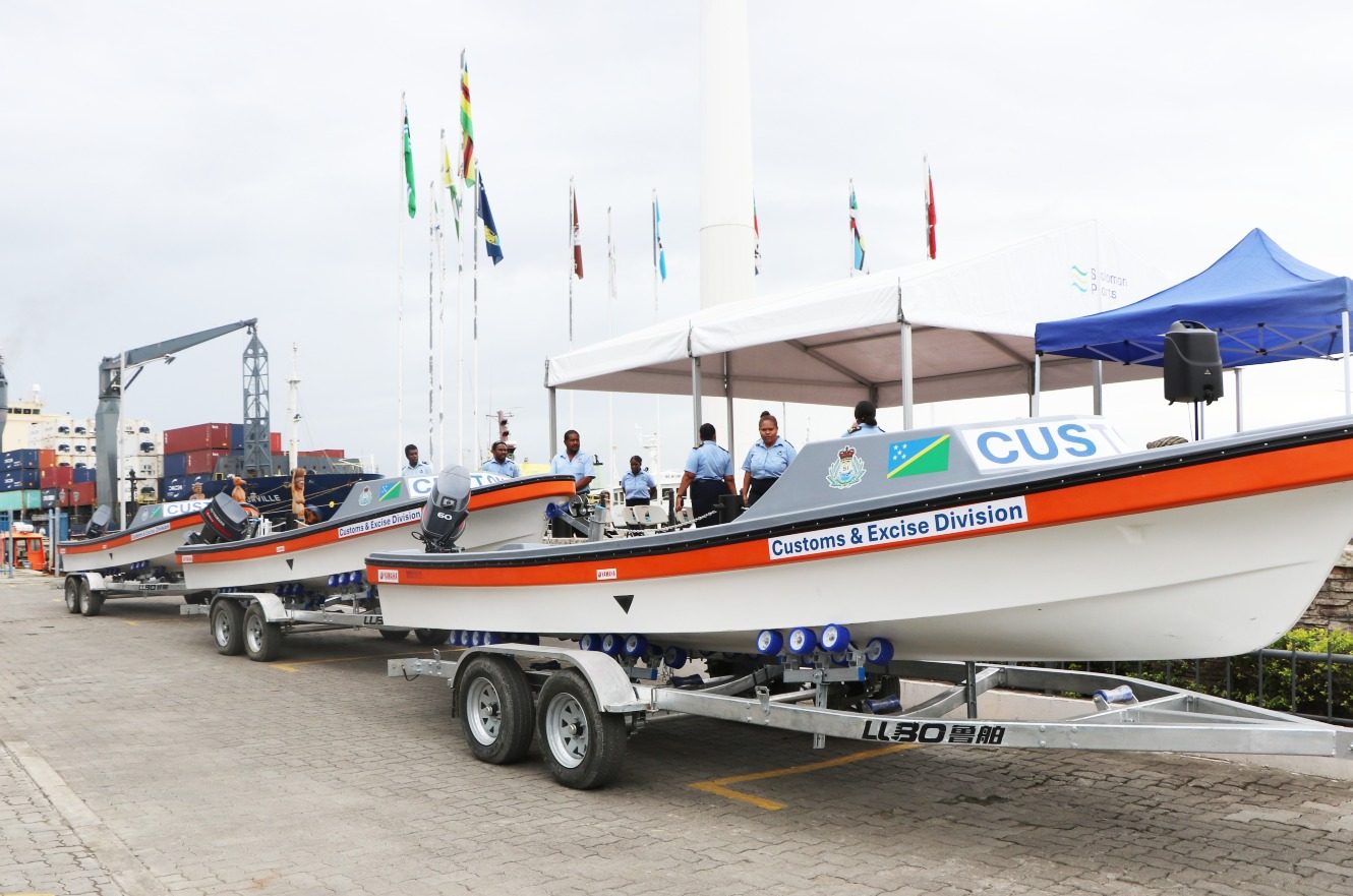 Customs and Excise patrol boats donated by the Australian Border Force