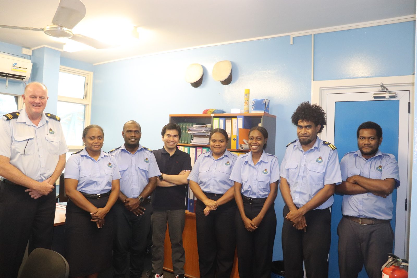 SI Customs ASYCUDA Unit team with visiting technical advisers